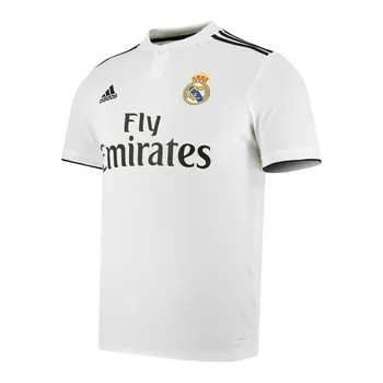 Men's Short-sleeved Football Shirt Adidas Real Madrid White 18/19 (1ª) 
Men's Short-sleeved Football Shirt Adidas Real Madrid White 18/19 (1ª)