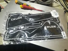 Alfombrillas acanaladas para puerta de coche para Chevrolet Cruze 2009-2015 accesorios Anti-deslizamiento estera de la taza de alfombras para agujero de Interior del coche-estilo