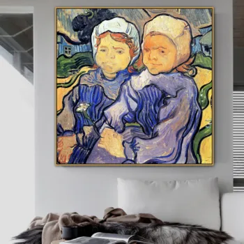 Vincent Willem Old Famous Master Artist Two Little Girls Canvas Painting Poster Print for Room Decor Wall Artwork
Vincent Willem Old Famous Master Artist Two Little Girls Canvas Painting Poster Print for Room Decor Wall Artwork