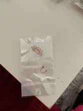 ZYZQ-pendientes de aro con flor de cristal estilo retro geométrico para mujer, aretes con Clip de estrella Color dorada, Clip no perforado, joyería aros para mujer