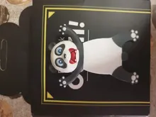 Marcapáginas con dibujos de Panda y Shiba Inu, Material de PVC, en estéreo 3D, Material escolar, Material de papelería, 1 unidad