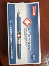 2 uds. De bolígrafos de tinta de Gel de bolígrafo de prescripción médica, no se decolora durante mucho tiempo, tipo de prensa estándar europeo, bolígrafos de papelería, suministros de oficina