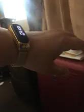 Relojes magnéticos digitales LED para mujer, pulsera de oro rosa, reloj de pulsera de cuarzo, femenino