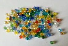 Cuentas cristal sueltas checas de 4, 6 y 8mm para fabricación de joyería Diy, costura AB, espaciador de Color, cuentas de vidrio facetadas, venta al por mayor Z179