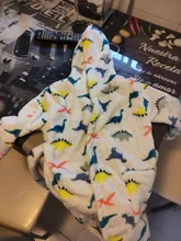 Albornoz con capucha de manga larga para niños, bata infantil con estampado de dibujos animados, bata de baño de Animal para niño, albornoz de chica para primavera y otoño