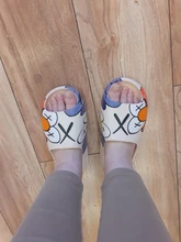 Zapatillas ligeras de lujo para amantes del coco para hombre, zapatos con grafiti para interiores, zapatillas de ocio para playa, zapatos de dibujos animados EVA, 2021