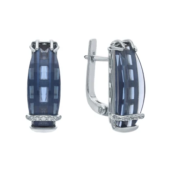 Silver earrings with quartz and cubic zirconia sunlight sample 925
Silver earrings with quartz and cubic zirconia sunlight sample 925