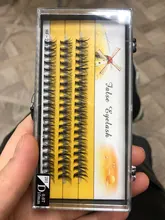 Chic mechones de extensiones de pestañas individuales naturales efecto de volumen 3D profesional conjunto de pestañas postizas maquillaje cilios