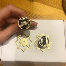 tiradores para armarios y cajones latón manijas de muebles Shell Simple nórdicos Pastoral armario tiradores de tocador armario gabinete de cajón redondo colorido tira