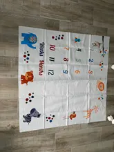 Manta de crecimiento mensual para bebé recién nacido, accesorios de fotografía, Fondo de tela para alfombra, accesorios de fotografía