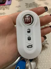 ZAD silicona set de fundas de piel para fiat 500 3 botones remoto llavero en blanco de las piezas de automóvil accesorios de colores