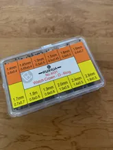 Mini Arandela de goma-reloj redondo con corona, resistente al agua, sellos, herramientas de reparación, juntas para reloj, envío directo