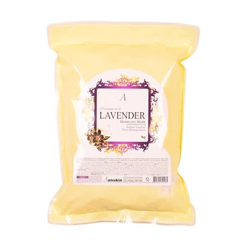Anskin premium herb lavender mask alginate for sensitive skin (package) 1 kg 
Anskin premium herb lavender mask alginate for sensitive skin (package) 1 kg