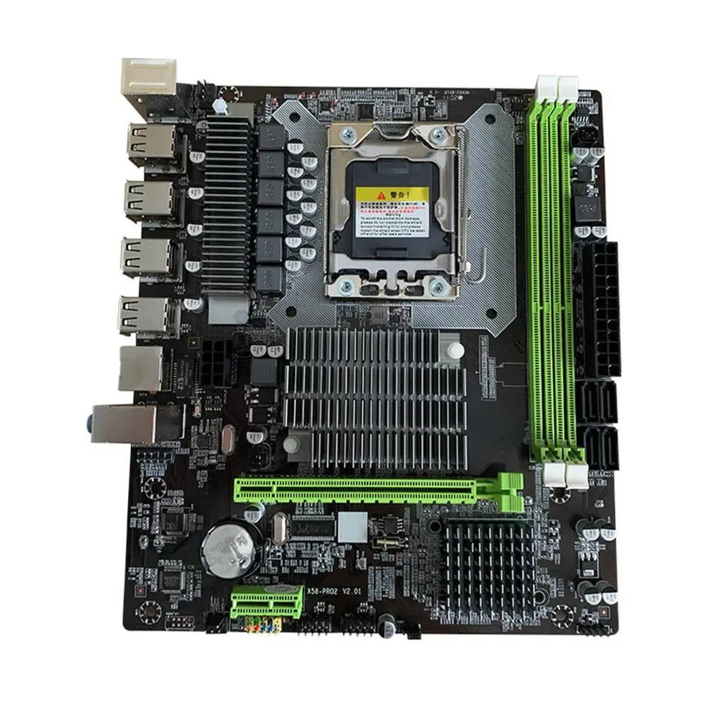 X58 Motherboard 16GB DDR3 Memory i3/i5/i7 Series x5650 i7920,960 RX A Mainboard PCI-E 3.0 Standard Micro ATX Type Motherboard
X58 Motherboard 16GB DDR3 Memory i3/i5/i7 Series x5650 i7920,960 RX A Mainboard PCI-E 3.0 Standard Micro ATX Type Motherboard