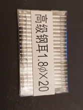 20 unids/lote correa de reloj primavera barra 1,8mm correa de reloj de accesorios de acero inoxidable de primavera Bar correa de reloj enlace Pin con primavera Bar herramienta