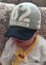 Lindo gorro niño bordado número bebé gorra de béisbol de primavera y verano de algodón de los niños sombrero de sol niño niña al aire libre visera sombreros