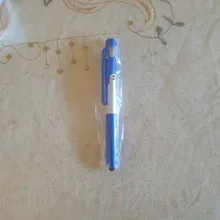 Bolígrafo plegable 4 en 1 para pantalla táctil, mini bolígrafo capacitivo Universal con LED para tableta y teléfono móvil