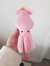 Gato de calamar para perro, juguete de pulpo, mascota de peluche BB, cuerda de perrito, mordedores de juguete con sonido rosa