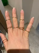 Yobest-Conjunto de anillos Vintage bohemios para mujer, juego de sortijas geométricas con forma de media Luna Dorada para mujer, conjunto de anillos con personalidad de cristal, regalo de joyería para fiesta