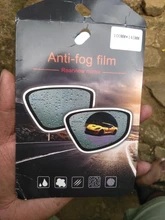 Película de niebla para coche, revestimiento antiniebla, resistente a la lluvia, hidrofóbica, retrovisor, película protectora para espejo, 1 par, Envío Gratis