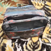 Bolsa de almacenamiento de gran capacidad para viaje, Cubo de embalaje a prueba de agua, gancho portátil para cosméticos, accesorios de viaje de moda