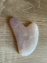 Rascador de Jade Rosa Natural, masajeador de Estiramiento facial Gouache para cara, tablero Gua Sha, piel facial, relajación, adelgazamiento de belleza para ojo, cuello, elevación fina