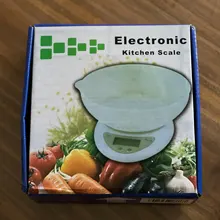 Báscula de cocina de 5KG/1G, balanza electrónica LCD adecuada para cocina doméstica