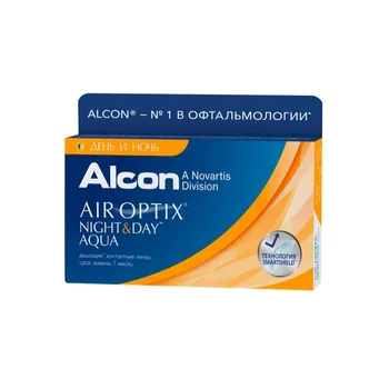 Contact lenses Air Optix (ALCON) Night & Day Aqua 3pk 8.6/13.8
Contact lenses Air Optix (ALCON) Night & Day Aqua 3pk 8.6/13.8