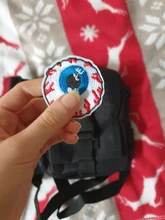 Embroidered Patches Badge UFO Applique Biker Iron-On-Sew Space Motorcycle Cheap Skull