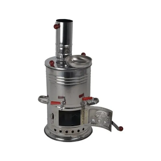 Chrome Tea Samovar 3.5 Liter