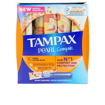 TAMPAX PEARL COMPAK super plus size 16 PCs
TAMPAX PEARL COMPAK super plus size 16 PCs