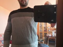 Suéter informal para hombre, Jersey de punto ajustado a rayas con cuello redondo, M-3XL de otoño, 2021