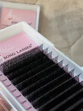 Pestañas SONG C D rizo 8-15mm ahorro de tiempo premade fans Y estilo de extensiones de pestañas para profesionales Y tiro suave mate natur