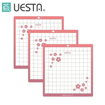 3 Pieces Pcs UESTA Strong Grip Adhesive 12 by 12 Inch Cutting Mat Vinyl Cutter Plotter Craft Sticky (Strong Stickiness)
3 Pieces Pcs UESTA Strong Grip Adhesive 12 by 12 Inch Cutting Mat Vinyl Cutter Plotter Craft Sticky (Strong Stickiness)