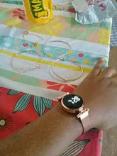 5 unids/set las mujeres de lujo reloj de pulsera de Oro de las señoras Digital de cuarzo LED Wriswatch de deporte de las mujeres reloj de mujer reloj femenino