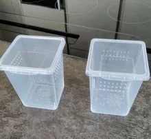 Caja de plástico para la alimentación del hábitat de la araña insecto, contenedor, caja de transporte, depósito para incubar