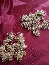 Conectores de anillos partidos de acero inoxidable abierto, accesorios de fabricación de joyería, oro y plata, 4, 5, 6 y 8mm, 200 Uds.