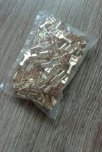 Spade Crimp Wire-Wrap-Connector Terminals-Sleeve AWG for 22-16 Female 200pcs/50pairs