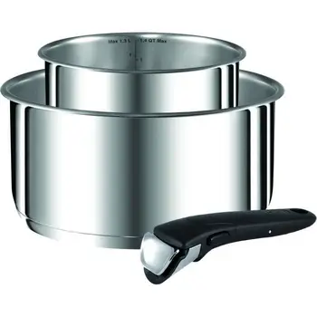TEFAL Set 3 PCs Wit Preference Inox
TEFAL Set 3 PCs Wit Preference Inox