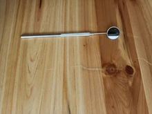 Espejo para Injerto de extensiones de pestañas, herramienta de maquillaje con mango de acero inoxidable para el cuidado bucal