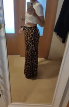 Leopard Print Skirts ZANZEA Long Casual Women Summer Elastic Party Fashion Female Loose