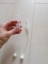 1 Conjunto de niños botella de paja de silicona líquida Sippy bebida accesorio de copa de los niños del bebé de reemplazo