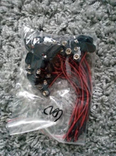 10 Uds 9V batería Snap clip conector cables titular