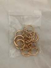 Tocona, 17 unids/set de lujo de cristal claro piedra conjuntos de anillos de boda para hombres y mujeres de la gota de agua flores el sol Geoemtric de joyería 8920