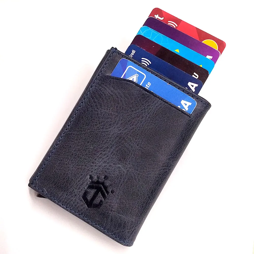 Smart Wallet Business Card Holder Genuine Cowhide Handmade Smart Automatic Card Holder Men's Gift Black Red Blue Green Gray
Smart Wallet Business Card Holder Genuine Cowhide Handmade Smart Automatic Card Holder Men's Gift Black Red Blue Green Gray