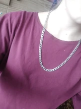 Collar de cadena de eslabones cubanos para hombre, de acero inoxidable, Color dorado, negro y plateado, talla 3-7mm