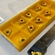 SER SER1010H11 SER1212H11 SER1616H11 SER1212H16 SER1616H16 SER2020K16 SER2525M16 + 10 Uds MMT11ER 16ER AG60 torneado de roscas insertar