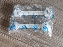 Cerraduras de seguridad para niños, 2 uds., para refrigeradores, puerta, protección segura contra bebés, bloqueo de Castillo, bloqueador de seguridad, candado