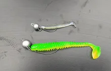 Soft Lures Wobblers Jig Fishing Worm Carp-Bass Silicone Swimbait Proleurre Easy-Shiner