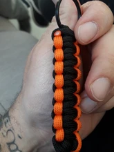 Al aire libre llavero anillo de mosquetón cuerda de paracaídas militar cuerda de Kit de supervivencia para acampada de emergencia nudo abridor de botella de herramientas